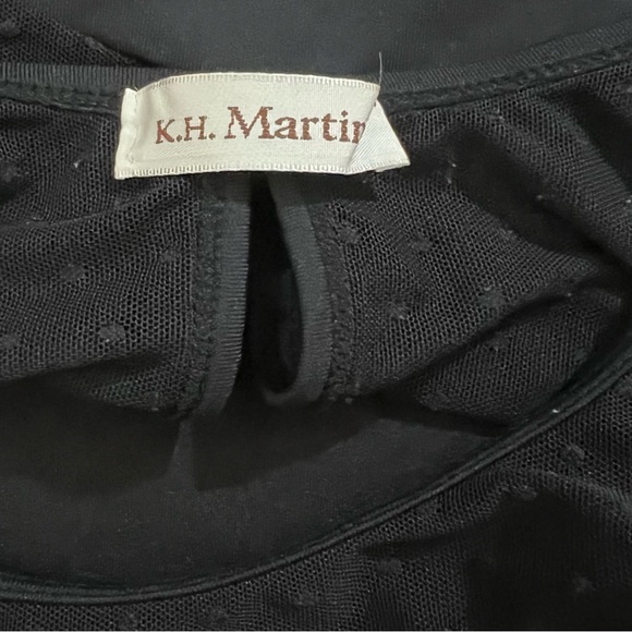 K. H. Martin Short Sleeve Mesh Design Anisa Dance Leotard - Size Medium - Picture 4 of 7